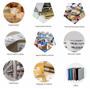wholesale coated paper stickers