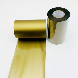gold thermal transfer printing ribbon roll