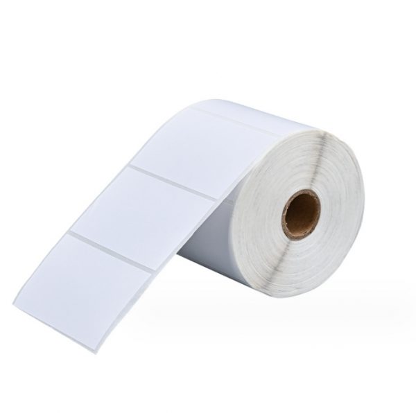 wholesale white plain paper barcode label